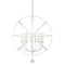 Z-Lite Tull 8 Light Chandelier, Matte White 458-30MW - alternate 5